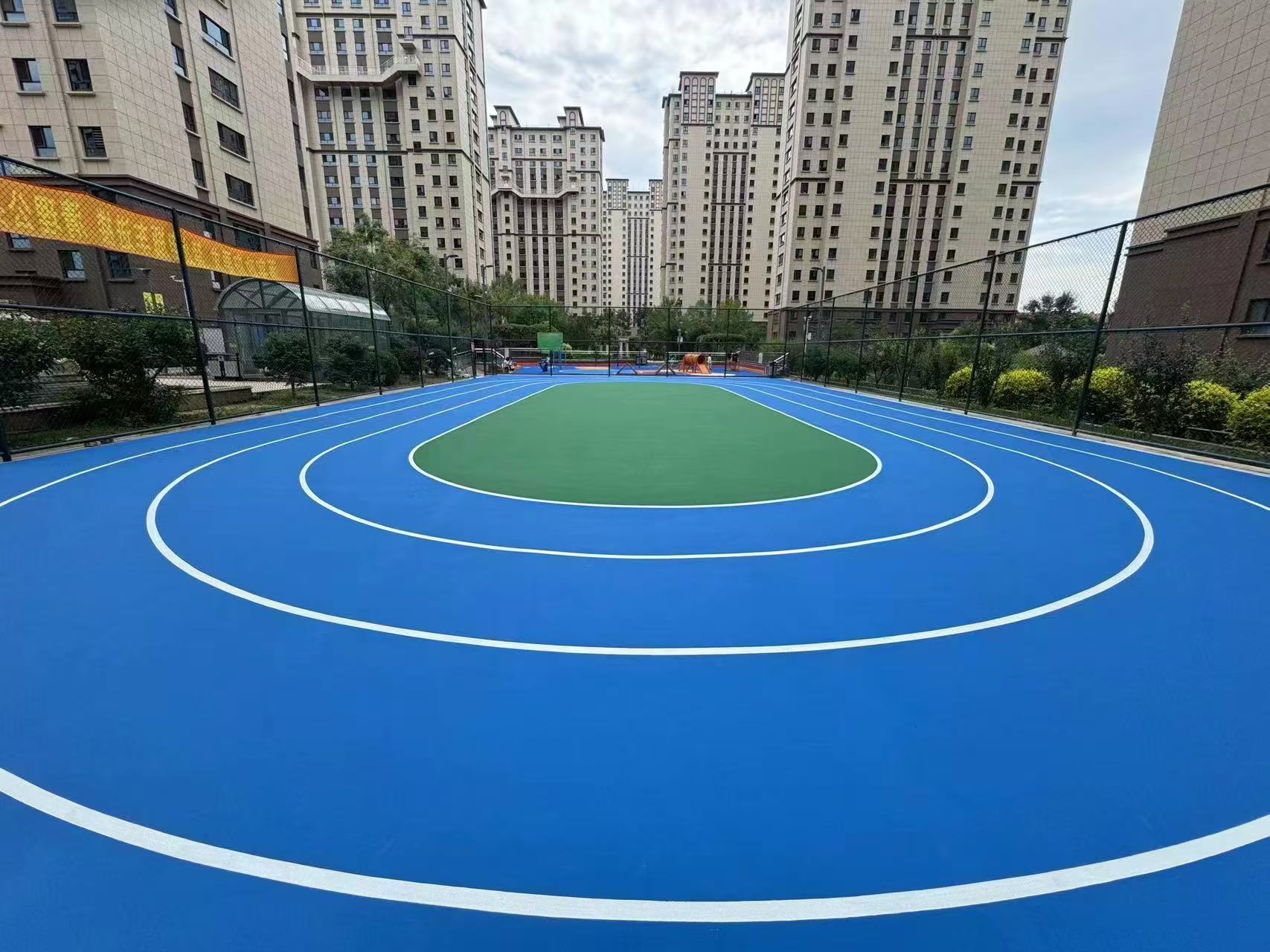 天津学校塑胶跑道复合型塑胶跑道 - 方案